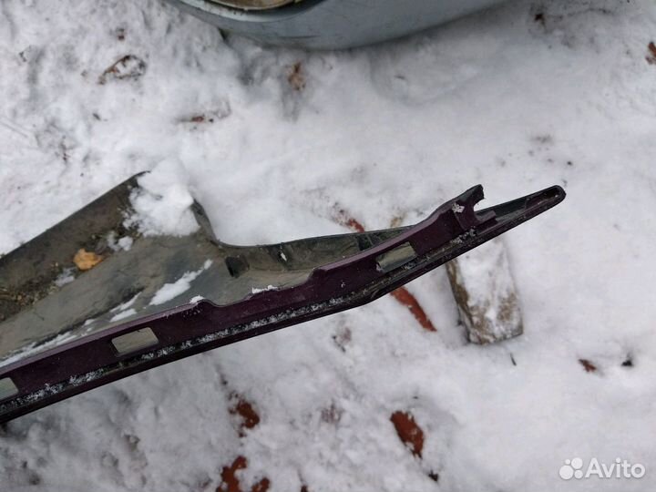 Бампер задний Hundai Solaris до рестайл