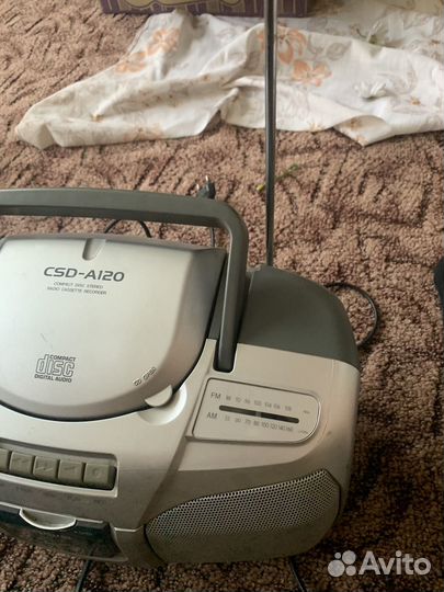 Музыкальный центр aiwa магнитофон кухонный радио