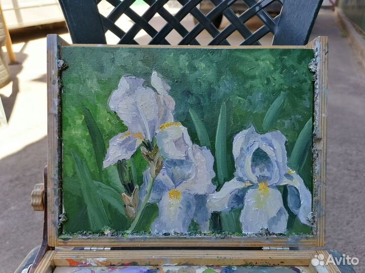 Картина маслом на холсте цветы