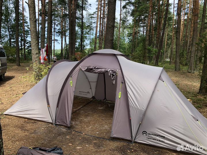 Палатка outventure twin sky 4 basic