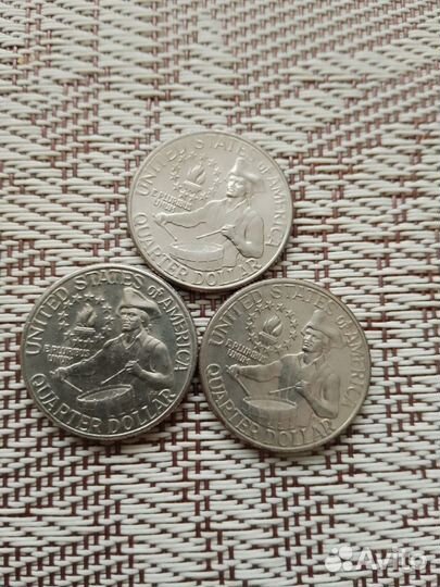 Юбилейные монеты США 1976г