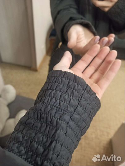 Пальто демисезонное стеганое женское