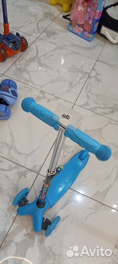 Самокат детский трехколесный новый