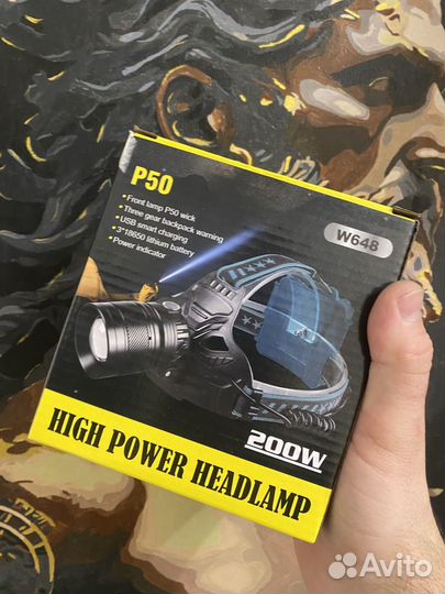 Самый мощнейший налобный фонарь