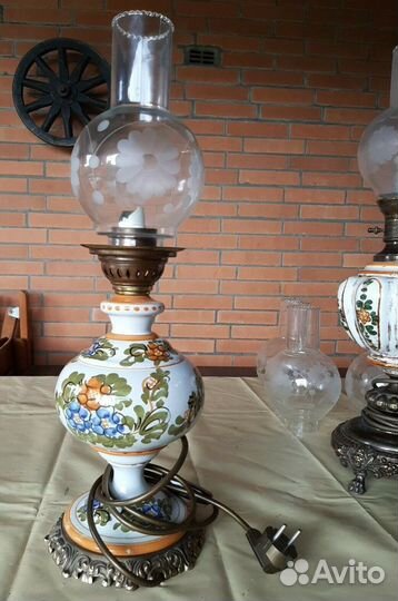 Настольная лампа с латунным основанием Германия