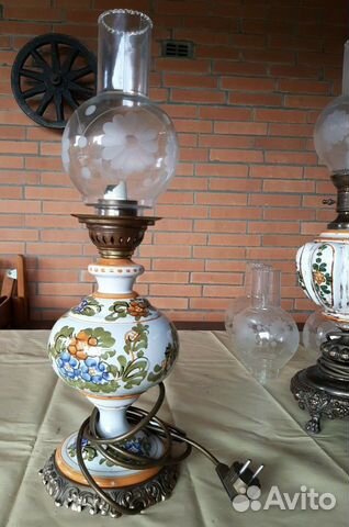 Настольная лампа с латунным основанием Германия