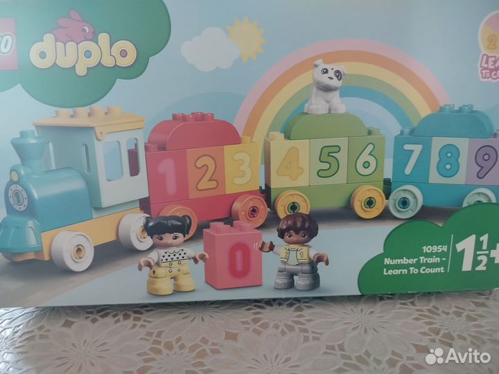 Lego дупло паровозик