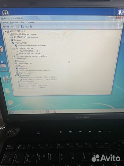 Ноутбук Toshiba Satellite A300-1EG
