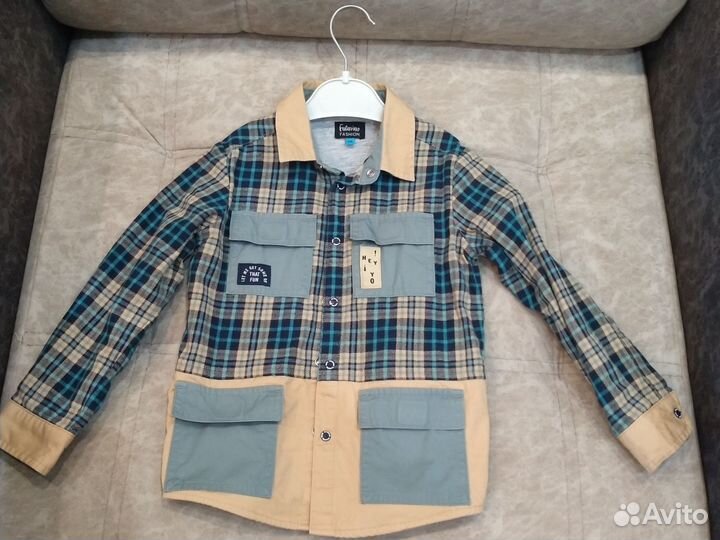 Рубашка для мальчика 110 116