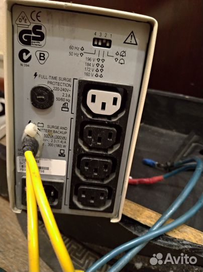 Ибп APC Back-UPS 500 без акб