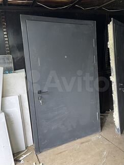 Дверь металлическая 206х119 графит