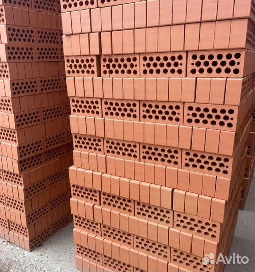 Кирпич облицовочный красный