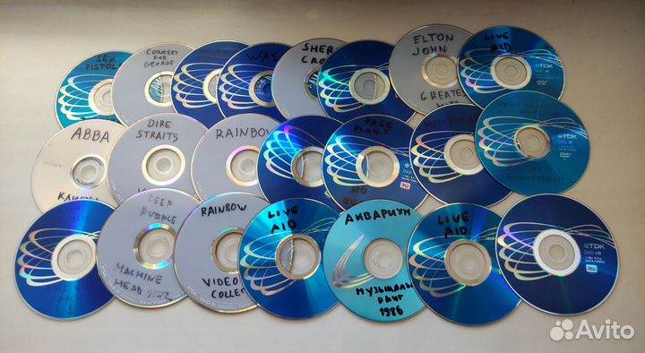 DVD Диски. Концерты,клипы. Классический рок