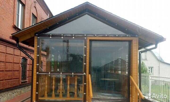 Мягкие окна для беседки