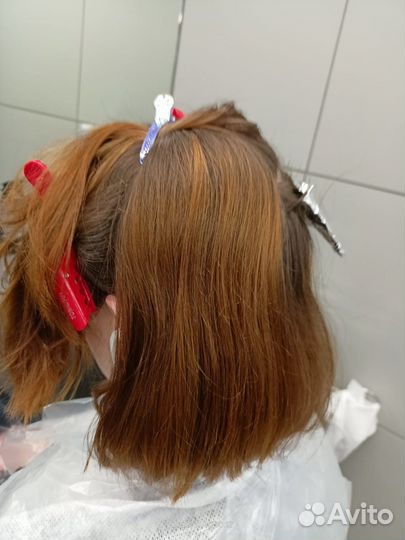 Окрашивание волос салонный уход парикмахер