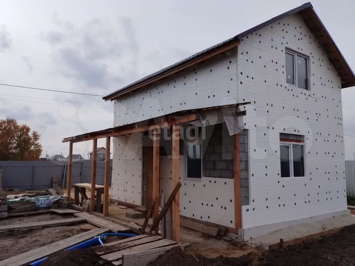 Дом 58,4 м² на участке 10 сот.