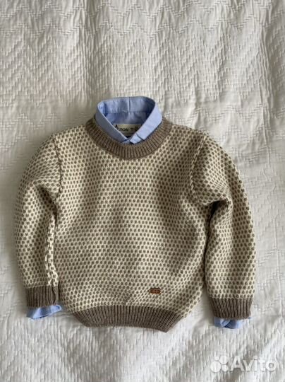 Костюм (рубашка, брюки и свитер)