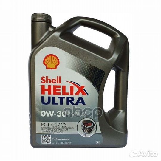Shell 0W30 (5L) Helix Ultra ECT C2/C3 масло мот