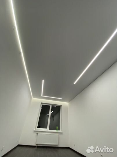 Установка светодиодного освещения, подсветки