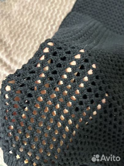 Пляжная туника - платье с разрезом