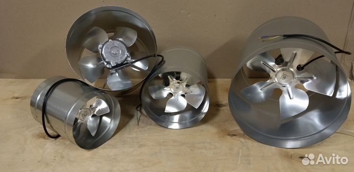 Круглый вентилятор на вытяжку и приток