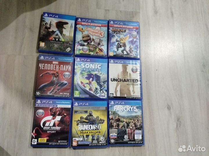 Диски на ps4