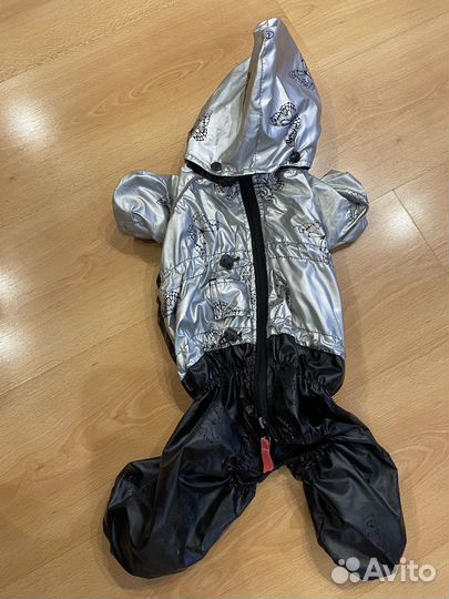 Дождевик для средней собаки (комбинезон)