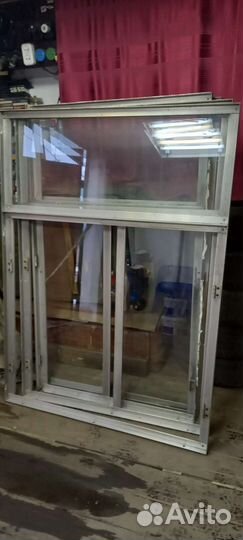 Алюмин.окна бу.на балкон 4рамы.цена договор