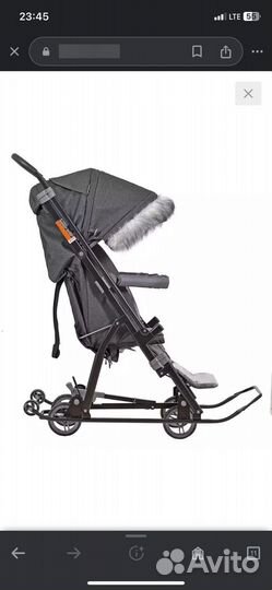 Детские зимние санки коляска