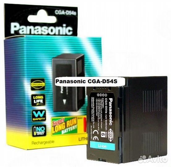 Новый Аккумулятор Panasonic CGA-D54S