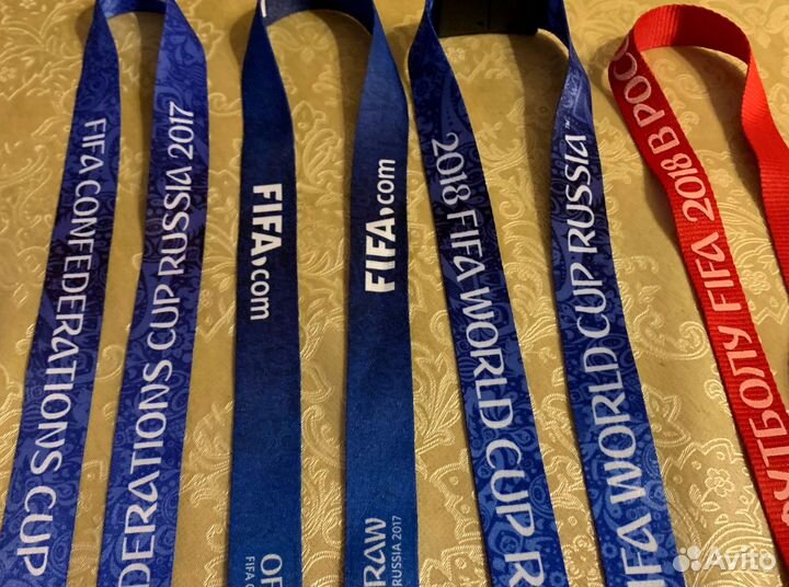 Коллекция 4 лент Чм 2018 и Кубок Конфедераций 2017