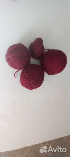 Пряжа нитки для вязания 625 г пакетом новые и бу