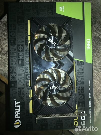 Видеокарта GTX 1660 6GB