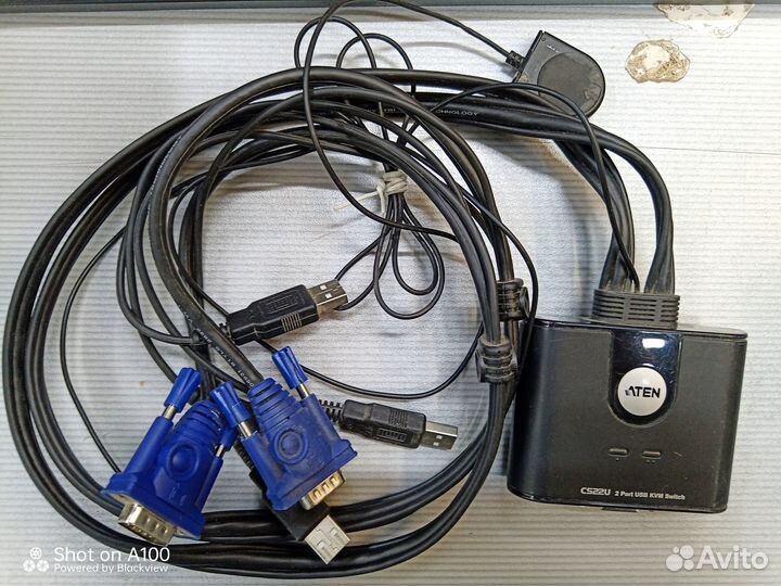 Квм переключатель Aten kvm CS22U