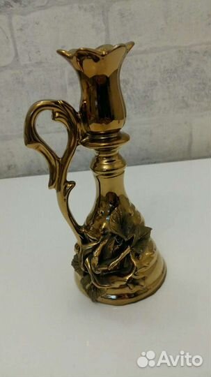 Подсвечник винтажный керамика