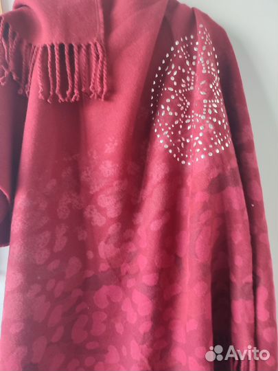 Шарф zara,пончо Desigual