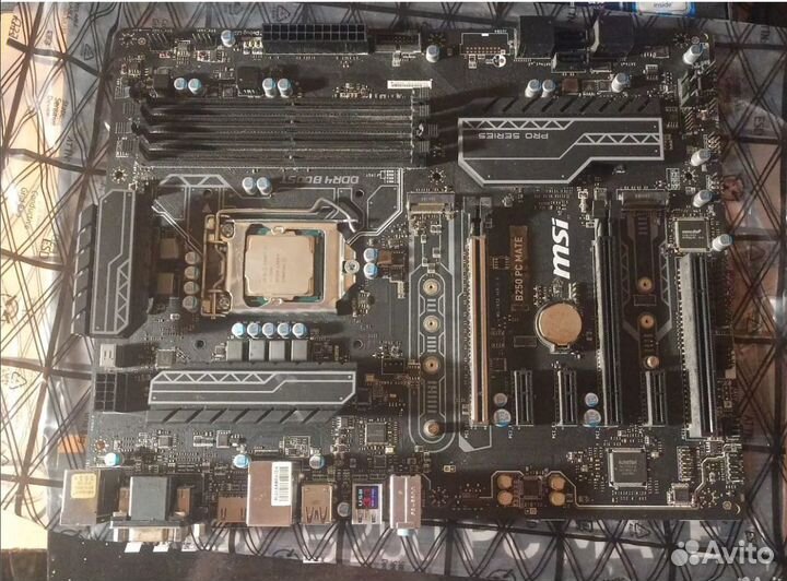 Материнская плата Msi b250 PC Mate с процессором i