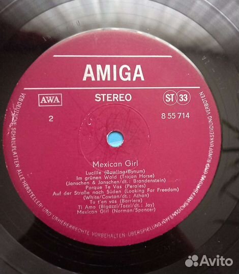 Mexican girl сборник 1979 Германия Amigo пластинка