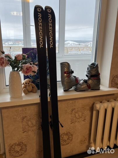 Новые горные лыжи и ботинки