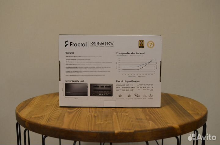 Fractal Design Ion Gold 550W (6 лет гарантии, чек)