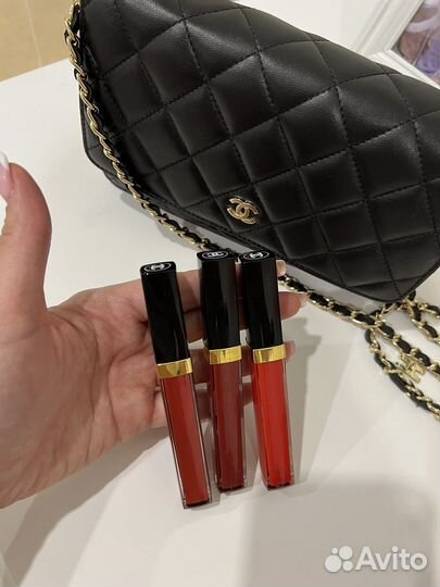 Блески помады chanel