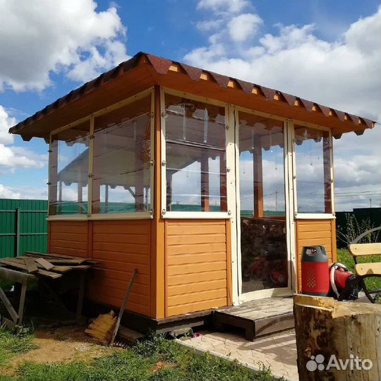 Мягкие окна пвх для веранд и беседок