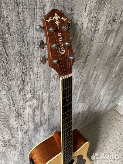 Гитара электроакустика crafter de-6/n (Корея)