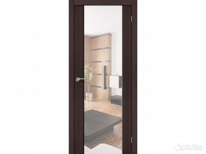 Межкомнатная дверь с экошпоном аква-7