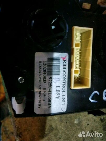 Блок управления кондиционером Хендай Солярис