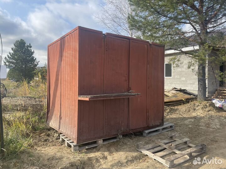 Контейнер металлический бытовка