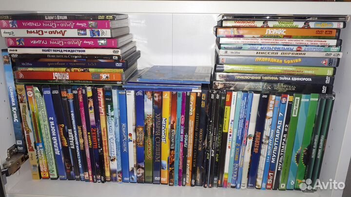 Диски DVD фильмы, мультики