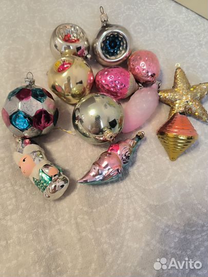 Елочные игрушки СССР одним лотом