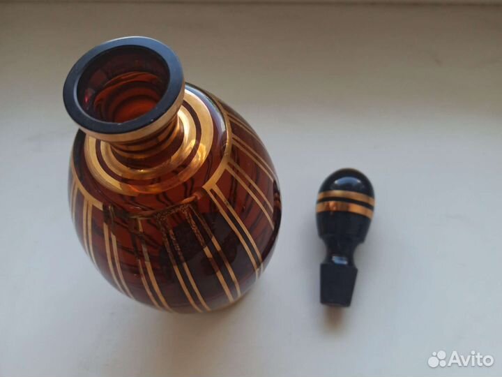 Графин и 6 стопок времен СССР, Богемия