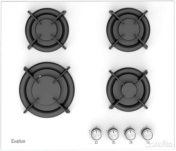 Варочная панель газовая evelux HEG 605 WG